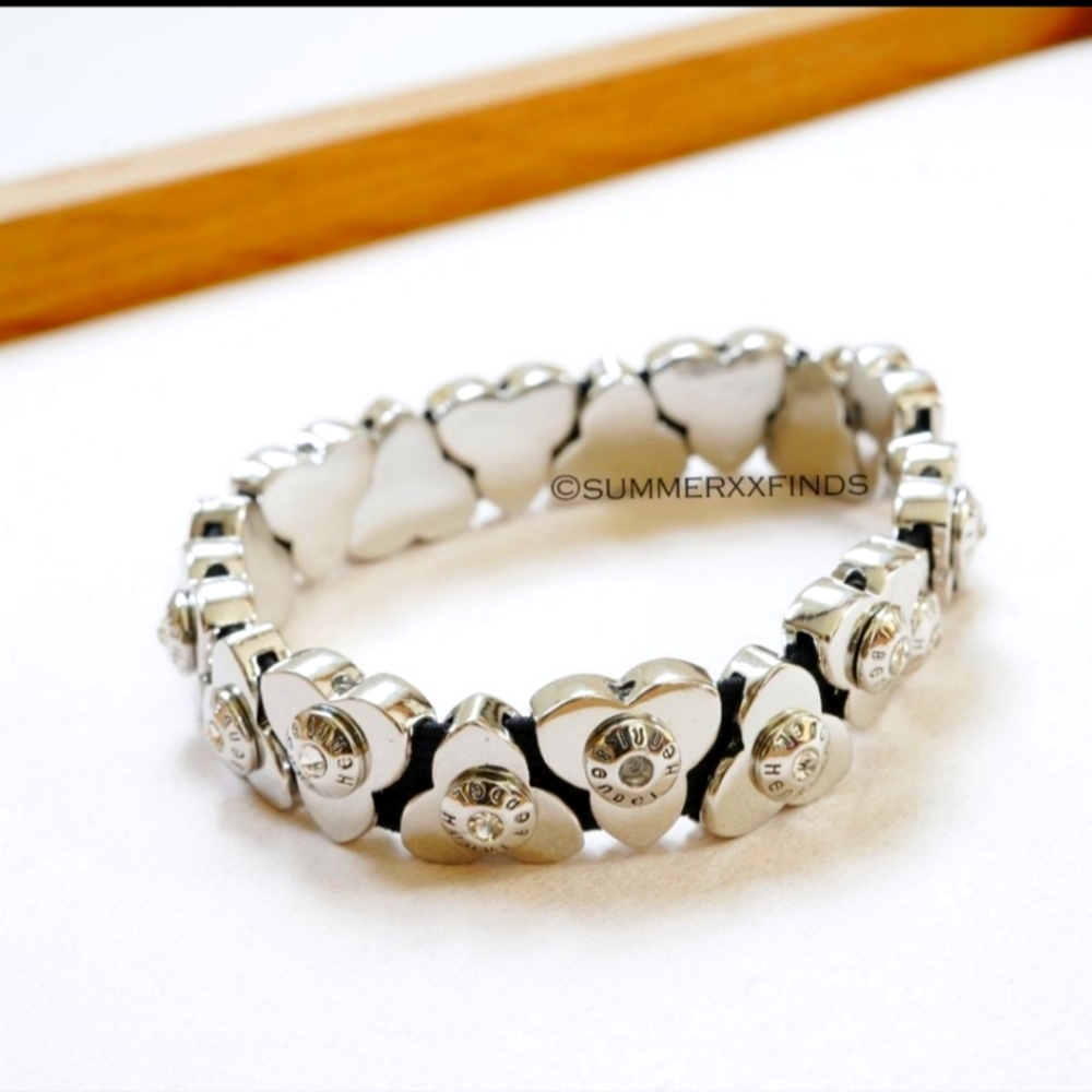 Henri Bendel Clover Logo Stretch Bracelet